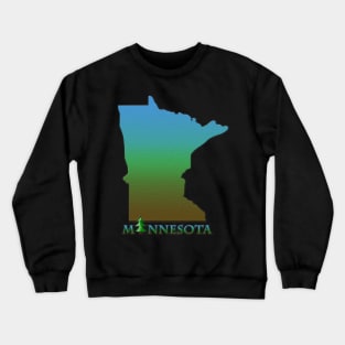 Minnesota State Outline Crewneck Sweatshirt